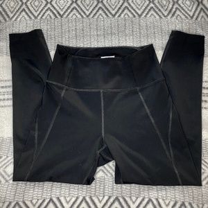 Girlfriend Collective Compressive High-Rise Legging Black 7/8 Length Size S